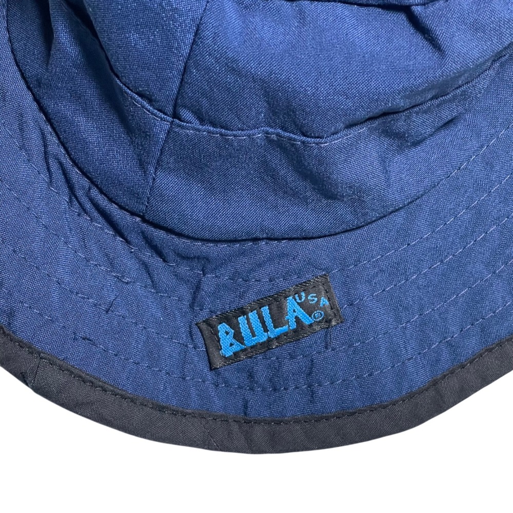 Bula USA Vintage Navy Blue Fleece Lined‎ Bucket Hat with Ear Flaps One Size